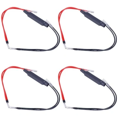 Abbildung von Kinstecks Motorrad LED Blinker 4PCS 12V Blinkeranzeige Widerstand Adapter Flash Fix Fehler für