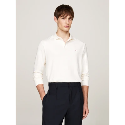 Abbildung von Tommy Hilfiger Langarm Poloshirt &quot;L/S LIQUID COTTON REG POLO&quot;