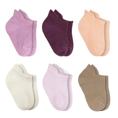 Abbildung von bistyle Baumwolle 6 Paar Baby Socken für Neugeborene Säugling 0 Monate bis 3 Jahre Stopper Nahtlos Jungen Mädchen Kindersocken (as3, age, 0_month, 6_months, Rosa)
