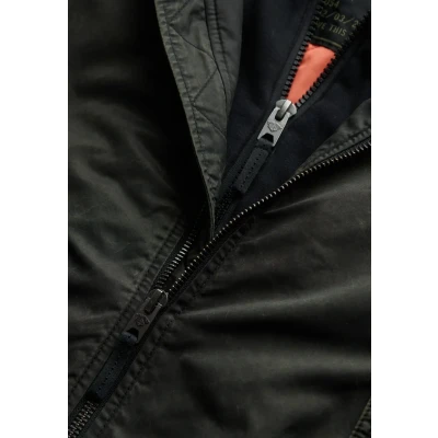 Abbildung von Superdry Bomberjacke, Herren, Größe: Medium, Washed dark green