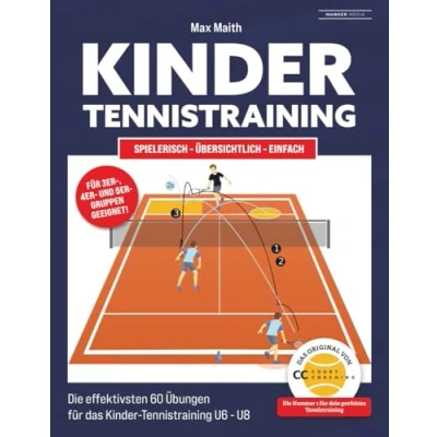 Abbildung von Kinder Tennistraining: Die effektivsten Tennis Übungen für das U6 U8 Training
