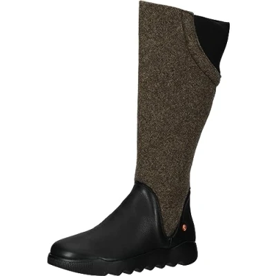 Abbildung von Softinos Stiefel Blackw dk taupefelt, Damen, Größe: 36, taupefelt Schuhe
