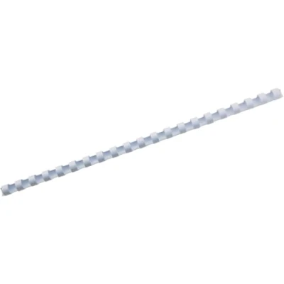 Abbildung von CombBind Plastikbinderücken 8mm, weiß, 100 Stück