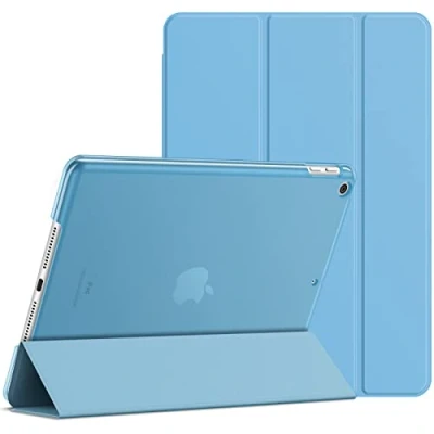 Abbildung von JETech Hülle für iPad 9,7 Zoll (Modell 2018/2017, 6./5. Generation), Intelligent Schutzhülle mit Auto Schlafen/Wachen (Blau)