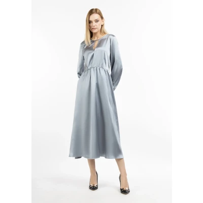 Abbildung von Midikleid DREIMASTER S / Grau Blau 100% Polyester