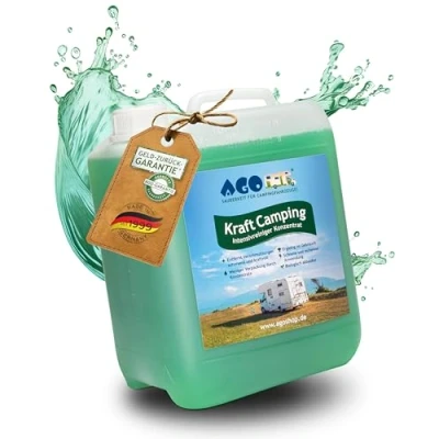 Abbildung von AGO Caravan Reiniger Konzentrat 5 Liter/Intensiv Wohnwagen außen/ergiebiger Wohnmobilreiniger entfernt hartnäckigen Schmutz &amp; Verfärbungen