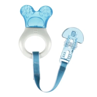 Abbildung von MAM Mini Teething Cooler and Clip, Blue, 2 Plus Months by