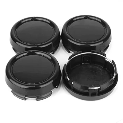 Abbildung von RhinoTuning 4 Stück Radnabenkappen für Mini Nabendeckel OD 79 mm ID 73 mm, Schwarz Radnabenabdeckung Geeignet Ronal Penta RS3 RS D C B S A E Rad, A0004000900 9283 Felgendeckel