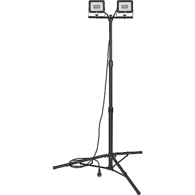 Abbildung von Brennenstuhl LED Baustrahler &quot;JARO 6060 T&quot;, Leuchtmittel Modul fest integriert, Arbeitsstrahler mit höhenverstellbarem Stativ