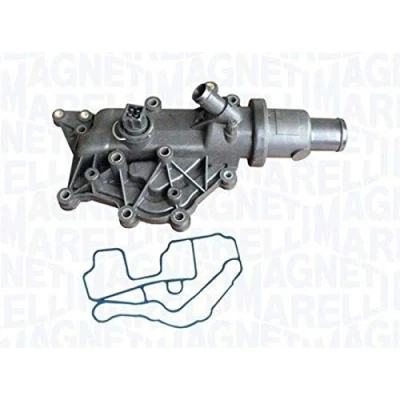 Abbildung von MAGNETI MARELLI 352317102020 Kühlwasserthermostat 83 mit Dichtung Sensor RENAULT: CLIO 3, SCENIC 2, MEGANE 2
