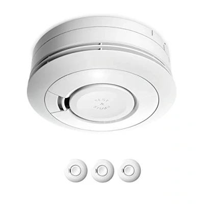 Abbildung von Ei Electronics Ei650 Rauchwarnmelder, Rauchmelder im 3er Set, Stand Alone Gerät mit Batterie für 10 Jahre, Testsieger Stiftung Warentest, weiß