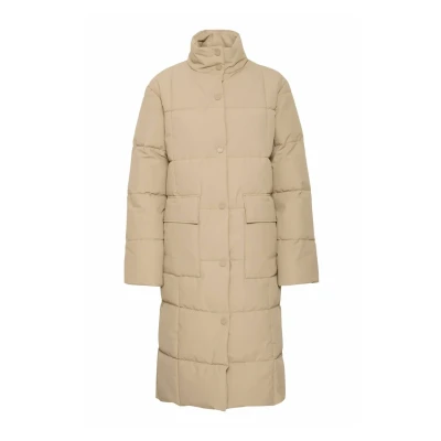 Abbildung von Fransa Maise Wintermantel, Damen, Größe: Large, Silver mink