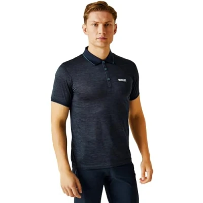 Abbildung von Remex II Kurzärmeliges Fitness Poloshirt für Herren Marineblau