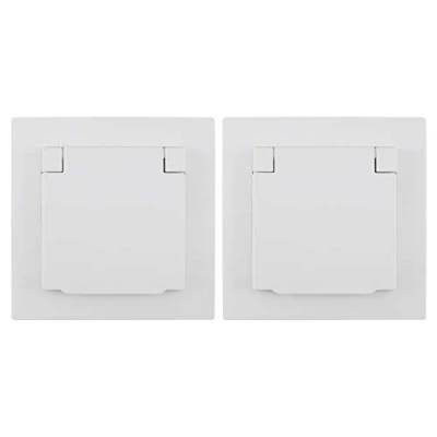 Abbildung von McPower Kontroll Schalter Shallow 250V /10A, UP, Klemmanschluss, weiß matt, integrierte Kontrollleuchte