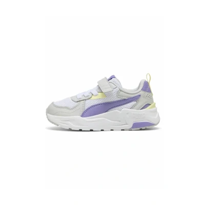 Abbildung von Puma Trinity Lite Sneakers Kinder Schuhe White/Lavender Alert/Glacial Gray Größe: 28