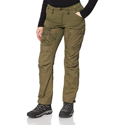 Abbildung von Fjallraven Womens Lappland Hybrid Trousers W Pants, Green Camo Laurel Green, 32
