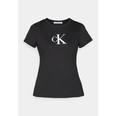 Abbildung von Calvin Klein Jeans Gradient TEE Tshirt print, Damen, Größe: XS, Black