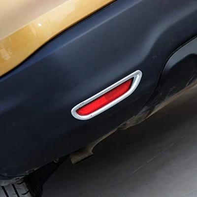 Abbildung von HIGH FLYING für Qashqai J11 2014 2016 Exterieur Nebelschlussleuchte Dekor ABS Kunststoff Verchromt 2 Stück