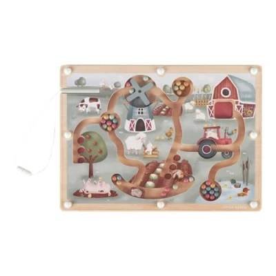 Abbildung von Little Dutch 7164 Magnet Spiel Labyrinth Bauernhof Farm