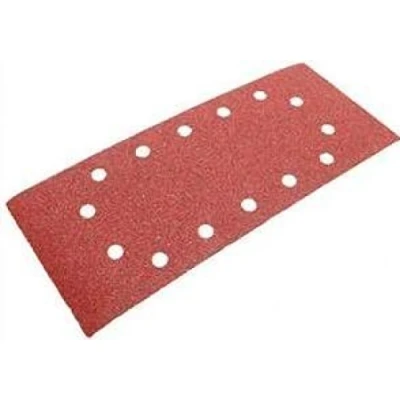 Abbildung von kwb Schleifstreifen 115x280 mm aus Korund mit Körnung 240, hochwertiger Verleimung, robustem Papierträger, universal einsetzbar für den feinen Schliff von Holz und Metall