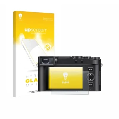 Abbildung von upscreen Entspiegelungs Schutzglas für Leica D Lux 8 Schutzfolie Matt, Glas Folie [mattierend, 9H Panzerschutz, Anti Fingerprint]