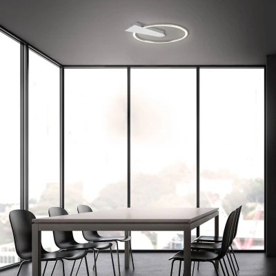 Abbildung von Briloner Leuchten Deckenleuchte NICO, Deckenlampe dimmbar 12W 1400lm 3000K Ø29,5cm