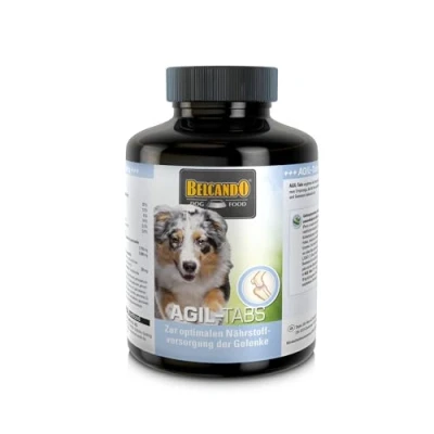 Abbildung von BELCANDO AGIL Tabs für Hunde 60 Stück, Gelenktabletten mit Grünlippmuschel, Nahrungsergänzung Hunde, Made in Germany