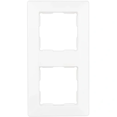 Abbildung von REV 0236820104 Quadro, 2 fach Rahmen Steckdose, Lichtschalter etc., weiss