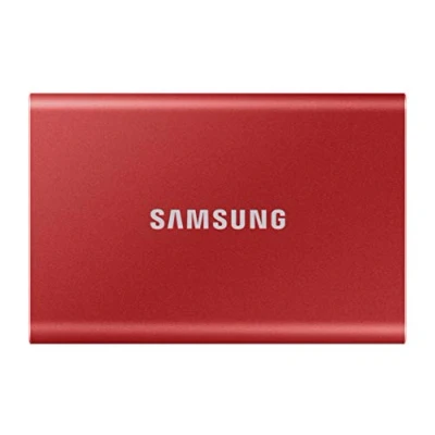 Abbildung von Samsung T7 Portable SSD, 2 TB, Rot