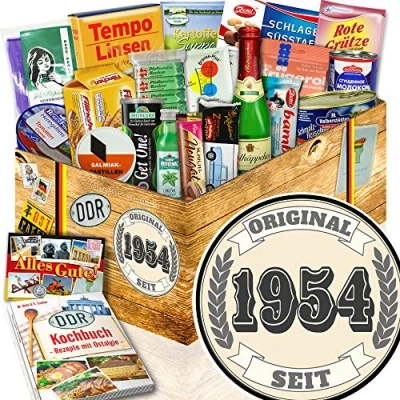 Abbildung von Original seit 1954 / Geschenkset/DDR Spezialitäten Box Ostpaket 70.