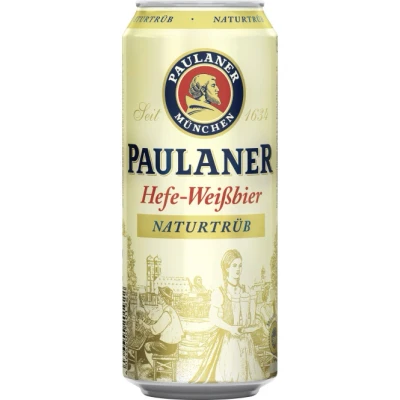 Abbildung von Paulaner Hefe Weißbier naturtrüb (Einweg)