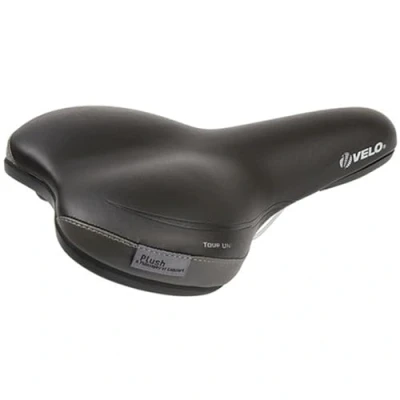 Abbildung von Velo Sattel Plush D2 Uni, black, 262 x 165 mm