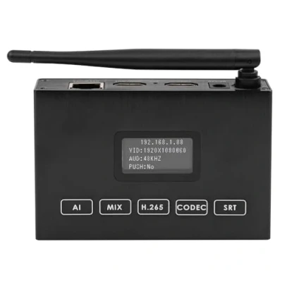 Abbildung von EXVIST H.265 1080P 60FPS WiFi HDMI Video Encoder Decoder, unterstützt HLS RTMP RTSP SRT UDP, kompatibel mit ONVIF/Hikvision, für IPTV Live Streaming auf YouTube Facebook Vimeo usw.