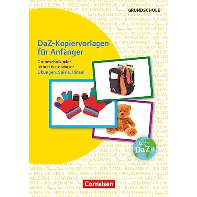 Abbildung von Deutsch lernen mit Fotokarten Grundschule: DaZ Kopiervorlagen für Anfänger Grundschulkinder erste Wörter Übungen, Spiele, Rätsel
