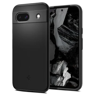 Abbildung von Spigen Thin Fit Hülle Kompatibel mit Google Pixel 8a Schwarz