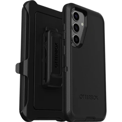 Abbildung von Samsung Galaxy S24 Hülle Kunststoff OtterBox Hard Case/Backcover Handyhülle Schwarz Shockproof/Stoßfest