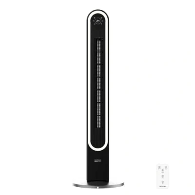 Abbildung von Cecotec Turmventilatoren EnergySilence 9090 Skyline Smart Light von 106 cm, 65W, LED Licht, taktiles Display, Fernbedienung, 6 Geschwindigkeiten und 3 Modi, 150º Oszillation, Timer