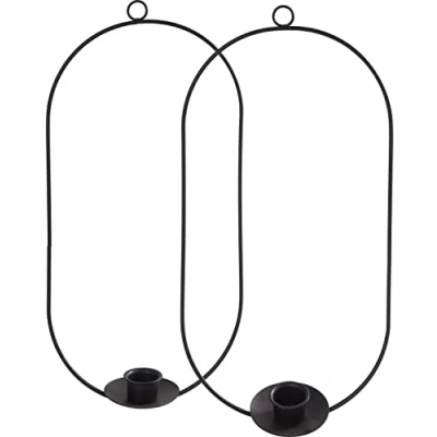 Abbildung von VBS Dekoobjekt Metallringe Moora (2 St), oval 2 Stück