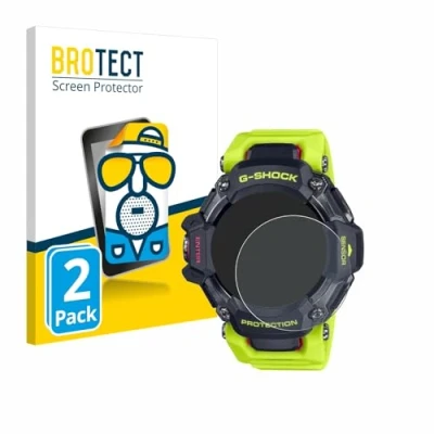 Abbildung von BROTECT Entspiegelungs Schutzfolie für Casio G Shock GBD H2000 (2 Stück) Matte Displayschutz Folie, Anti Reflex, Fingerprint