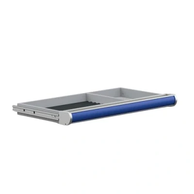 Abbildung von moll Winner Schublade Compact, Erweiterung für den Kinderschreibtisch zusätzlicher Stauraum, Silber, 72 x 39,5 6,5cm