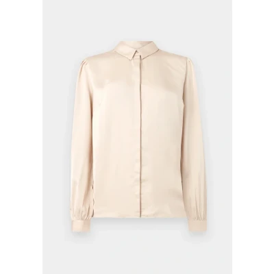 Abbildung von VILA Viellette LS Hemdbluse, Damen, Größe: 34, Cement