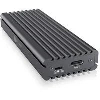 Abbildung von Festplatten Gehäuse für 1x M.2 NVMe &amp; SATA SSD mit USB Type C Anschluss, Hochwertiges Aluminium