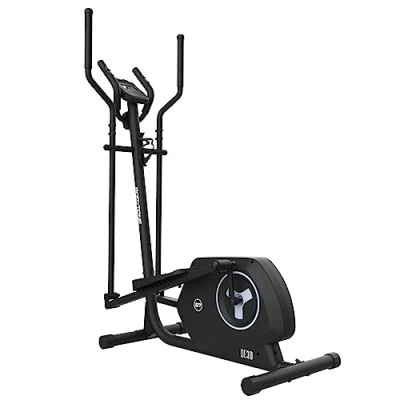 Abbildung von Bodytone DE30 Smart Crosstrainer mit Bluetooth Apps und LCD Display, für Heimtraining, leise, Schwungrad, 9 kg