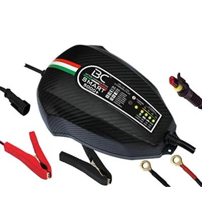 Abbildung von BC Battery Controller SMART 5000+, Intelligentes Batterieladegerät und Erhaltungsladegerät für alle 12V Blei Säure Autobatterien Motorradbatterien, 5A/1A