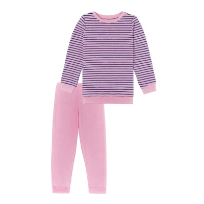 Abbildung von Schiesser World Nachtwäsche Set für Kinder, Größe: 92, Rosa blau