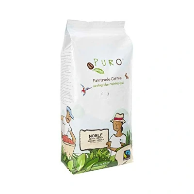 Abbildung von Puro NOBLE fairtrade Creme Café 1KG ganze Bohne