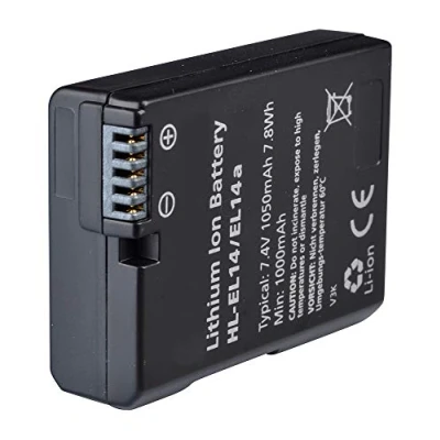 Abbildung von Amsahr Digital Replacement Camera and Camcorder Battery for Nikon ENEL14, DSLR D3100, 3200