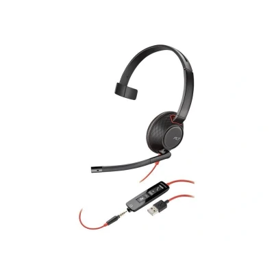 Abbildung von Poly Plantronics Blackwire 5210 Headset, Mono, USB A und 3,5mm Klinke, Unified Communication optimiert