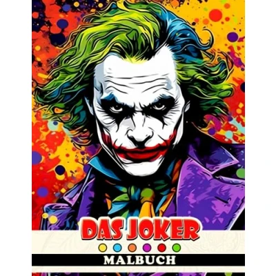 Abbildung von Das Joker Malbuch: Attraktive Ausmalbilder von Spielkarten für Entspannung und Stressabbau alle Altersgruppen