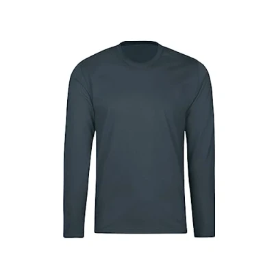 Abbildung von Trigema Damen 536501 Langarmshirt, Grau (Anthrazit 018), L
